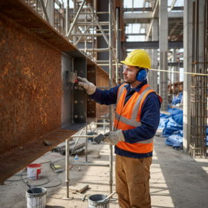 Tinta sobre ferrugem